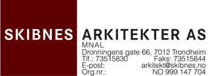 Logo Skibnes Arkitekter AS